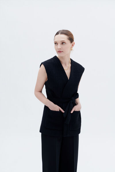 Giacca vani nero donna