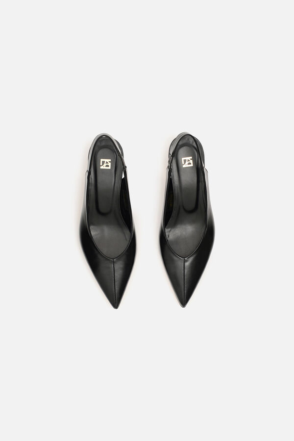 Sandalen Escarpi aus Naturleder schwarz damen