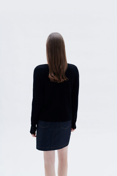 maglione mzoan 100 cashmere nero donna Maglione mzoan 100% cashmere nero donna