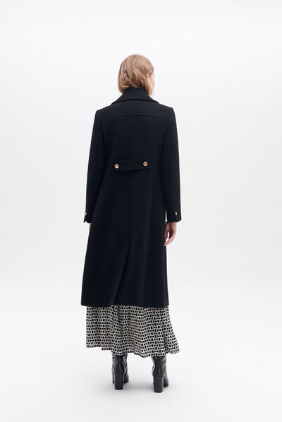 Manteau guimo noir femme