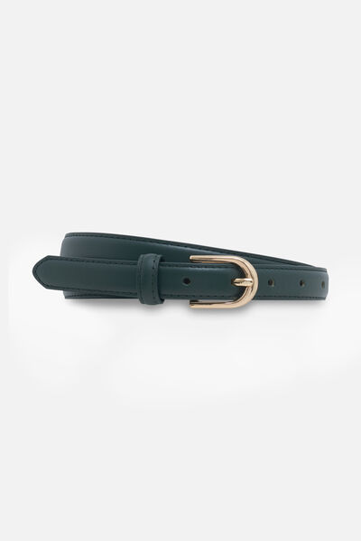 Ceinture basic vert fonce femme