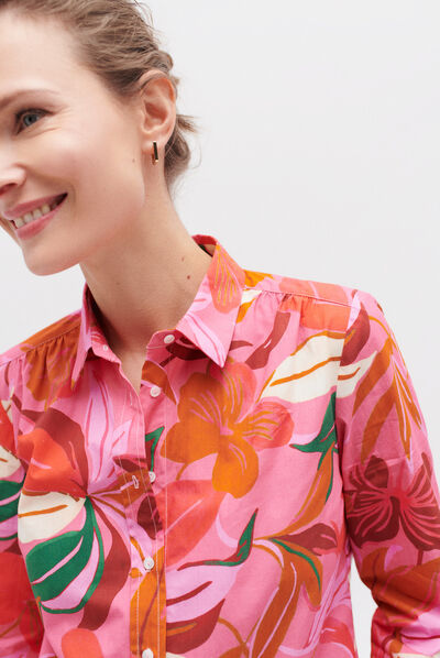 Camicia Samba Pop rosa fucsia donna