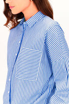 Claudine shirt navy blue woman