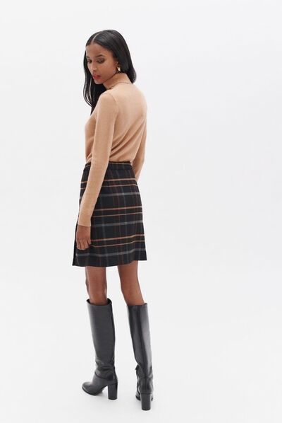 Jupe justine camel femme