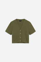 tvacances t-shirt khaki green woman