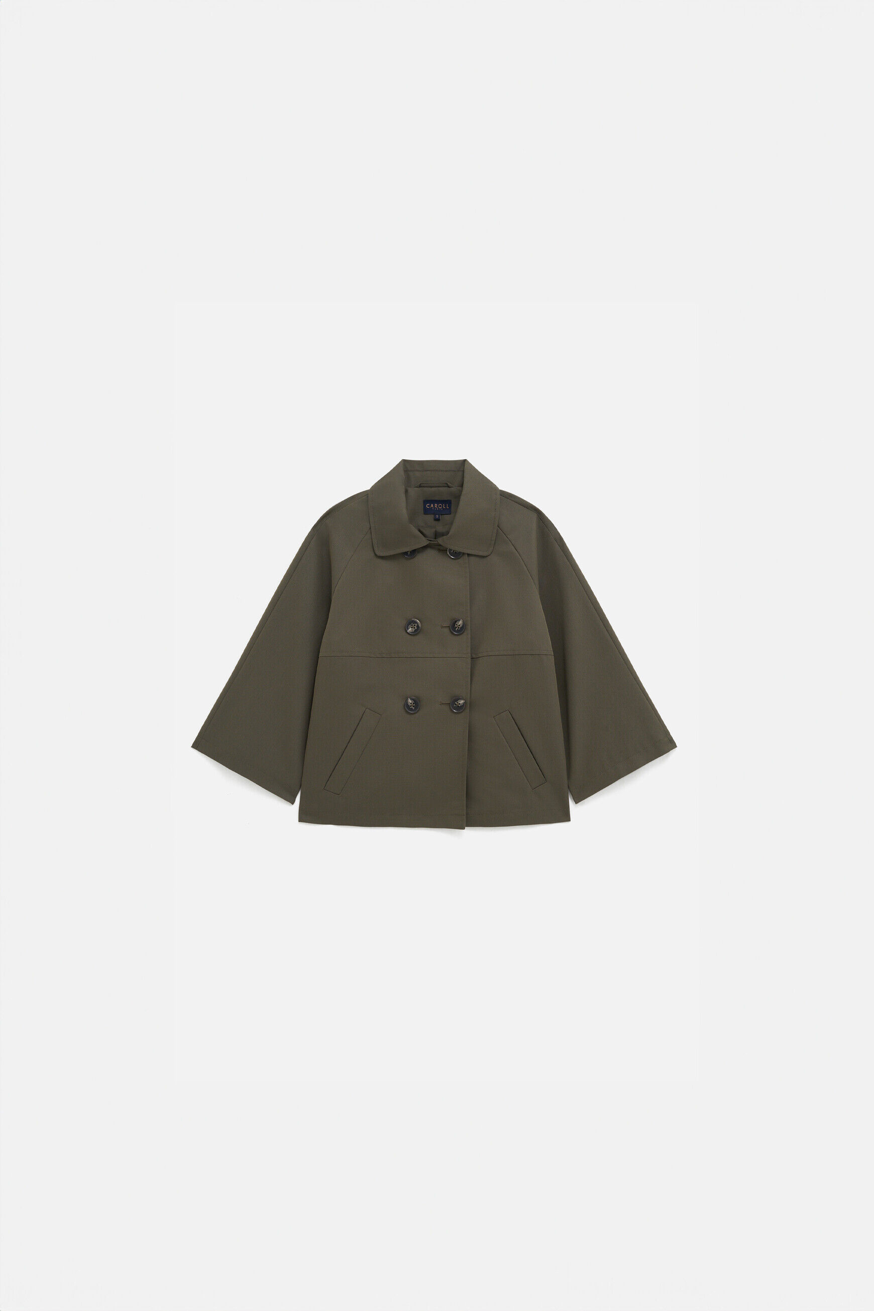 Manteau galeto vert kaki femme