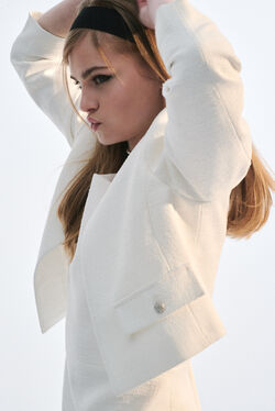 Veste Virtuel ecru femme