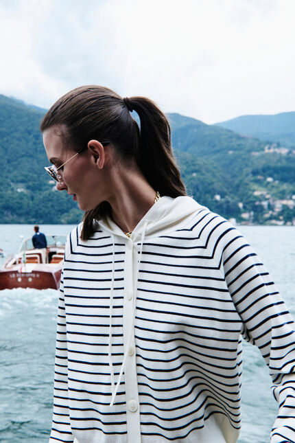 Gilet Montse bleu marine femme