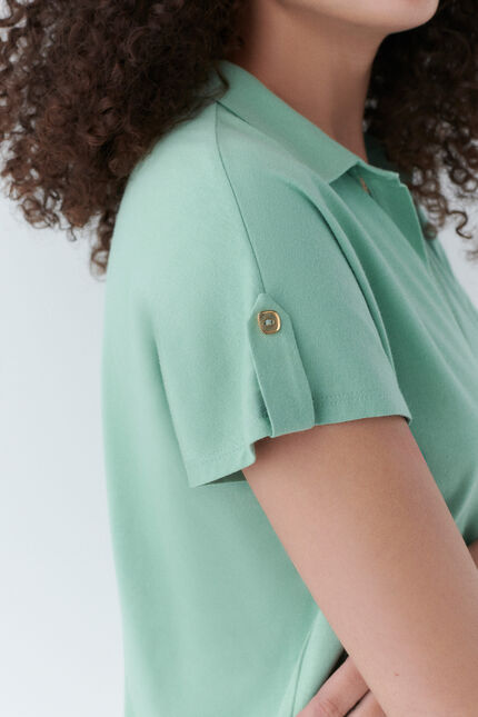 T-shirt tadeli vert clair femme
