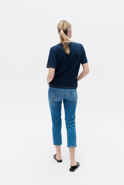 T-shirt tvega bleu marine femme