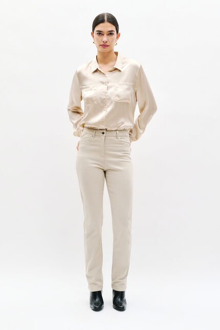 Pantaloni dritti Darling sabbia donna
