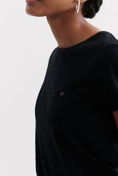 T-shirt Ninon zwart vrouw