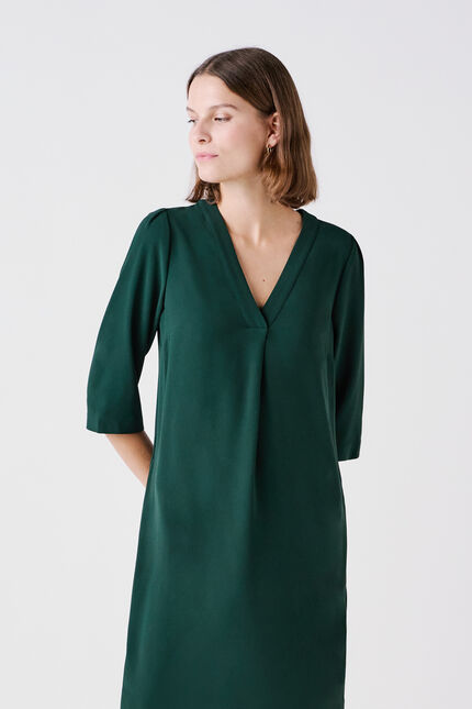 Robe Ramelo vert fonce femme