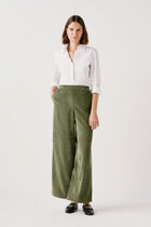 Peinture5 trousers khaki green woman