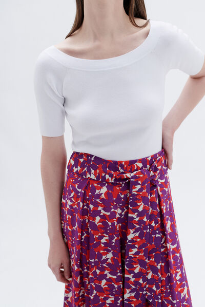 Pantaloni fabrice rosso donna
