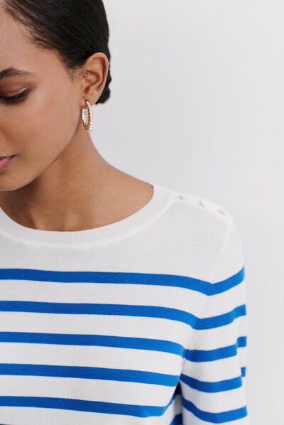 pull juliette bleu electrique femme