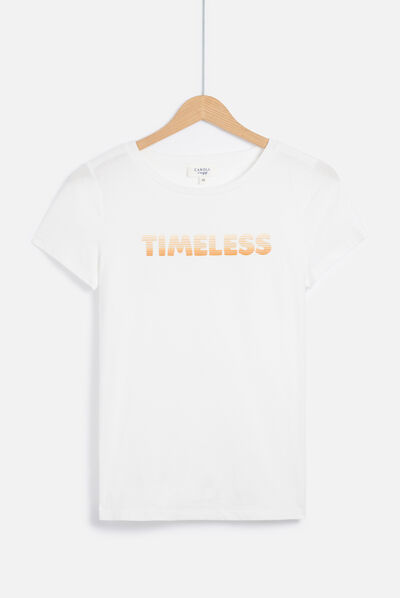 T-shirt Fortuna ivoor vrouw