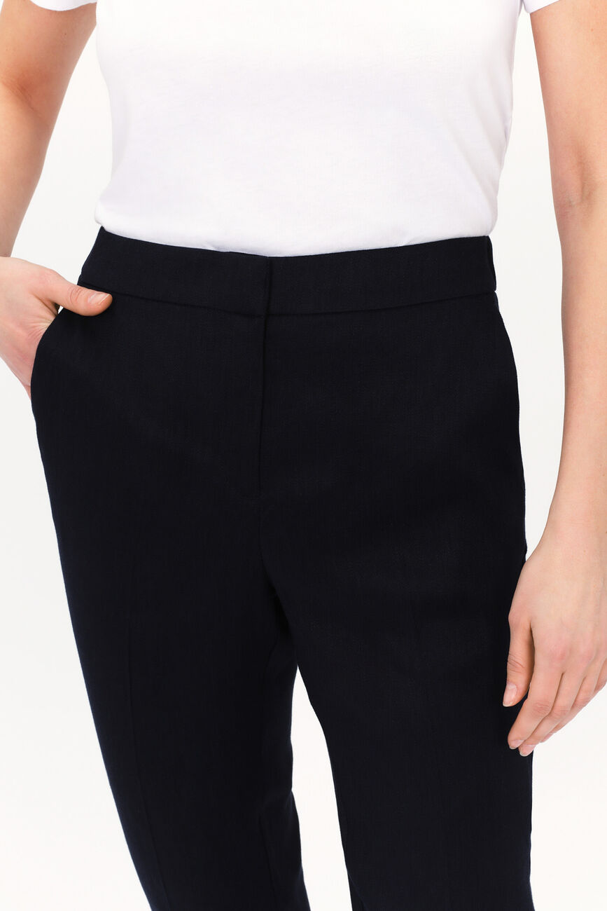 Pantalon pallan bleu marine femme
