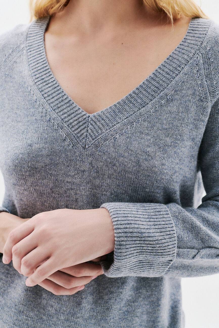 maglione mjade grigio donna