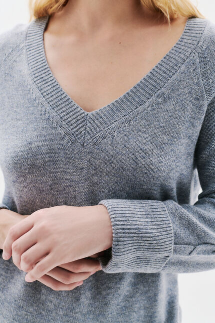 maglione mjade grigio donna