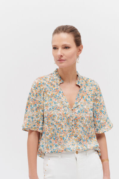 Blusa Tokya avorio donna
