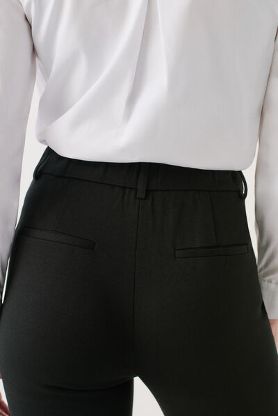 Broek Psidiko6 zwart vrouw