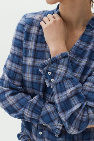 chemisier london bleu denim stone femme