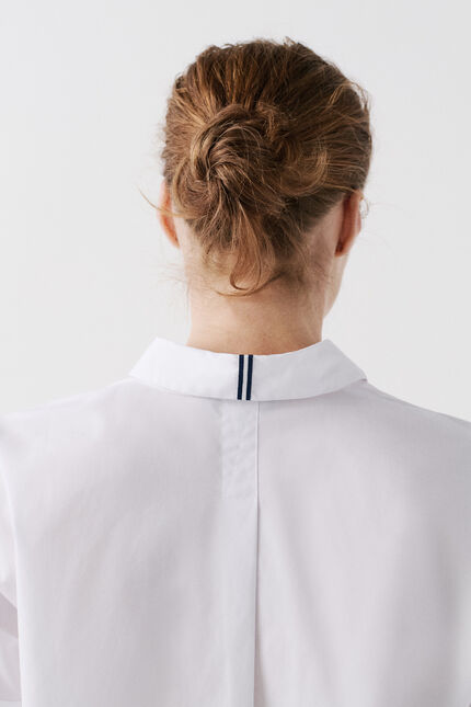 Chemise claudine2 blanc femme