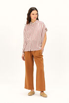 carma shirt dark red woman