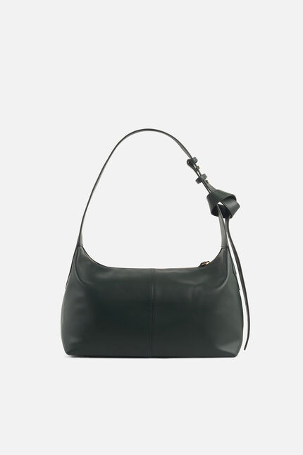 Sac soane en cuir naturel vert kaki femme