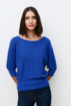 Joan oversized sweater electric blue woman