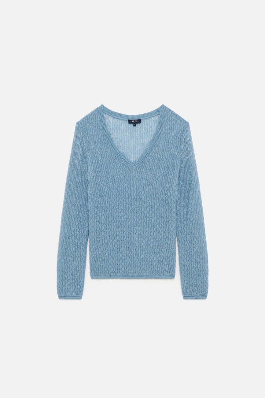 Pull Msaralie denim baby bleu femme
