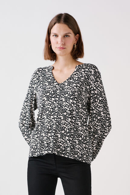 T-shirt timothee noir femme