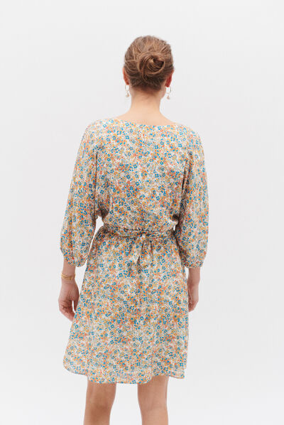 robe magnolia ivoire femme