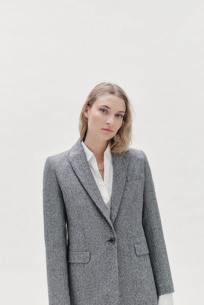 blazer zoe gris fonce femme