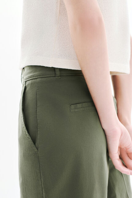 Pantalón Pedalo verde caqui mujer