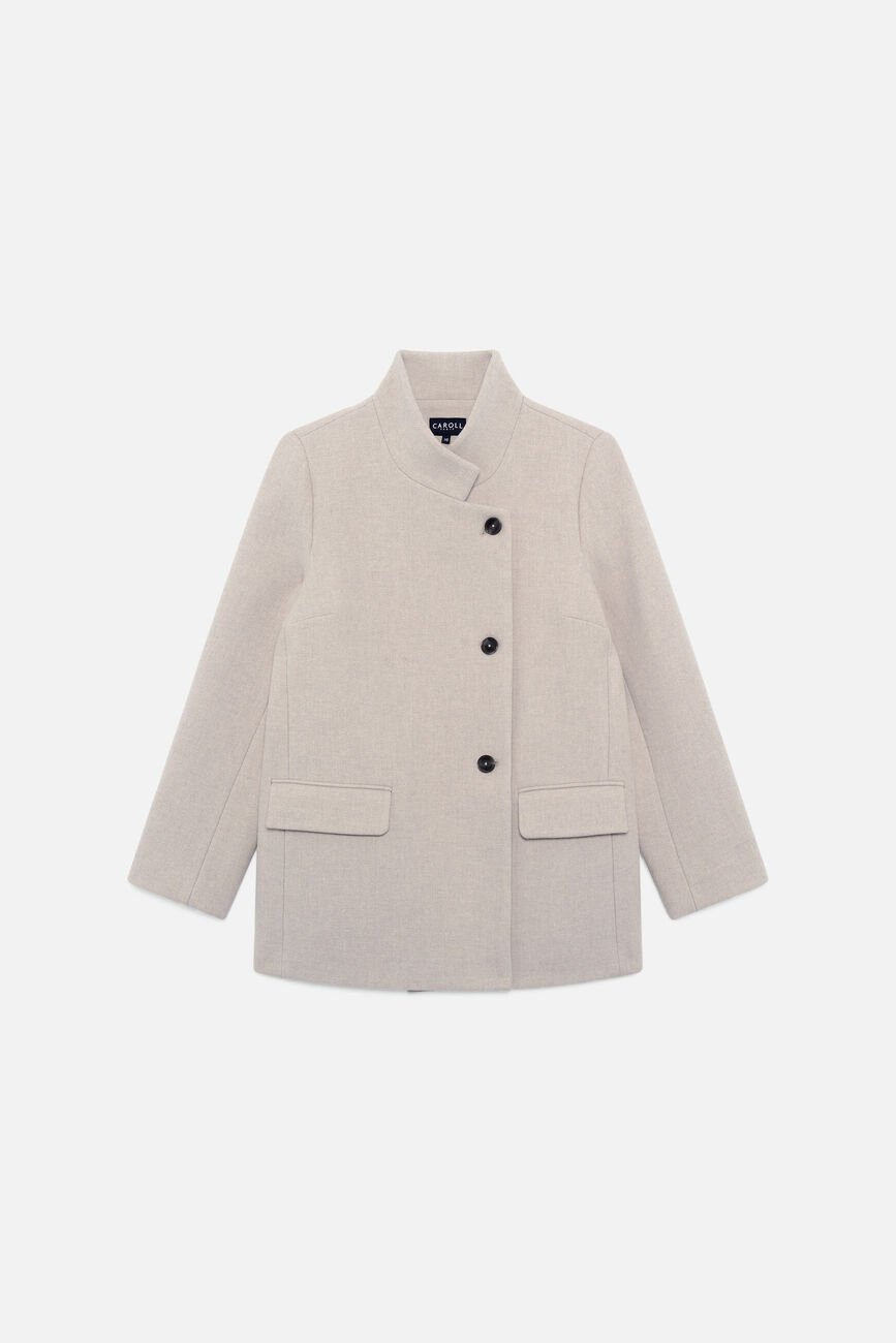 Manteau Gmistery gris foncé femme