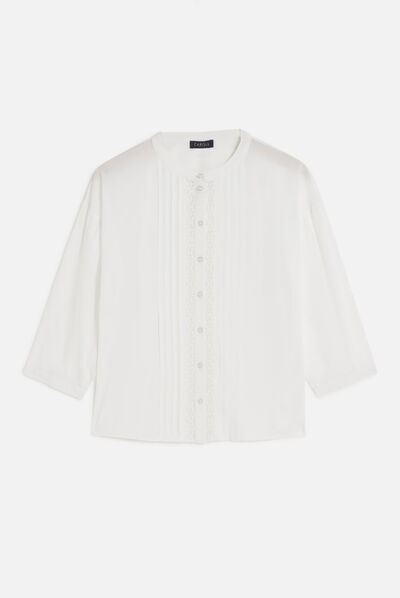 Camisa carlito branco mulher