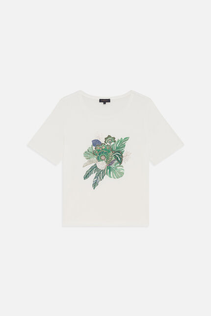 T-shirt Tedouard khakigrün damen