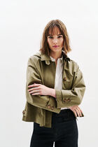 Gaya coat khaki green woman
