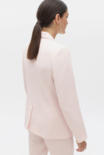 blazer yeleni rose pastel femme