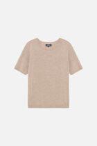 Mcaro sweater 100% cashmere light brown woman
