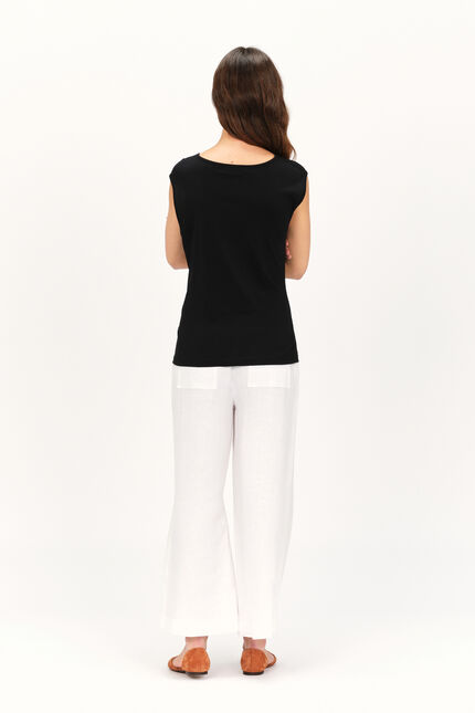 T-shirt tdesert nero donna