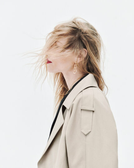trench gourmand arena mujer