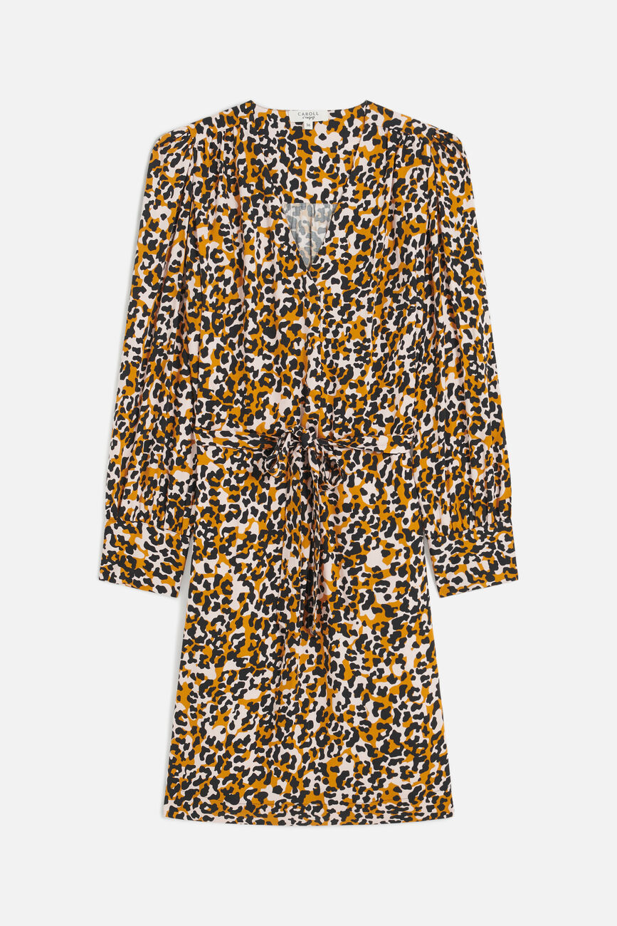 Alice3 dress cognac brown woman