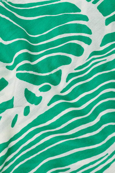 foulard claire vert emeraude femme