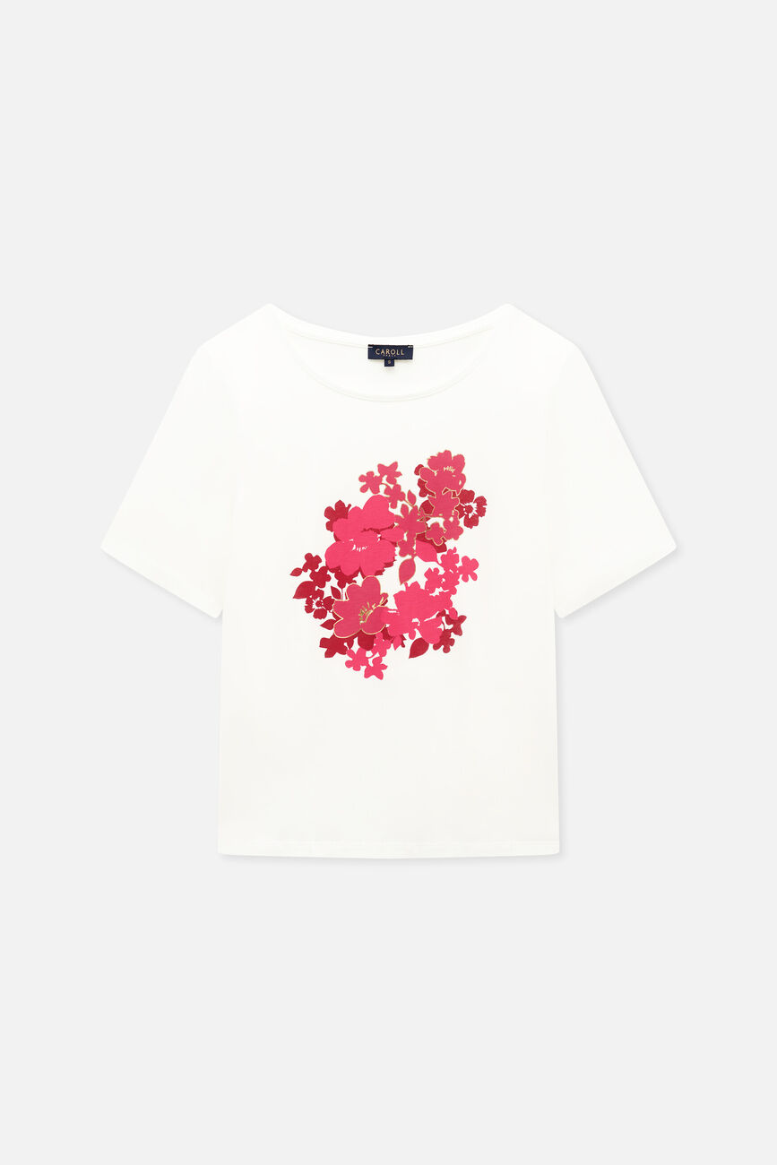 Camiseta Tdalia rosa fucsia mujer