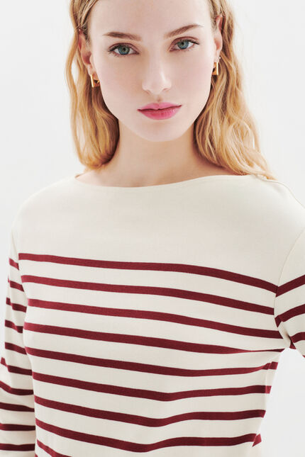 T-shirt Tcassandre bordeaux femme