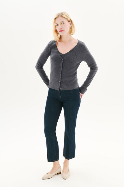Pull Mwithney gris femme