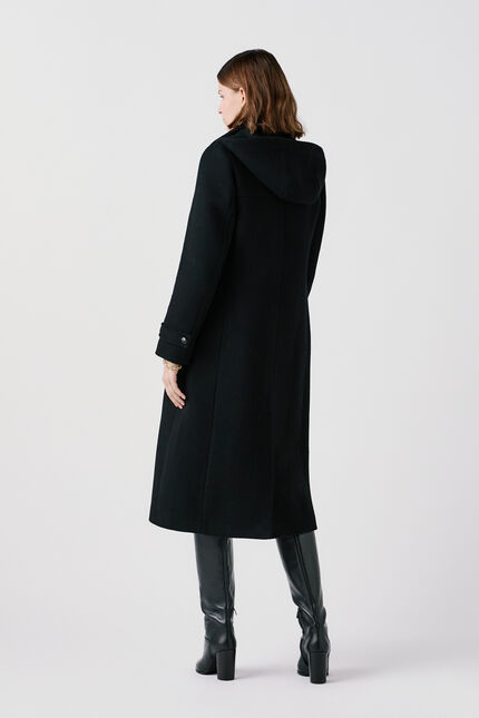 Manteau Ganville noir femme